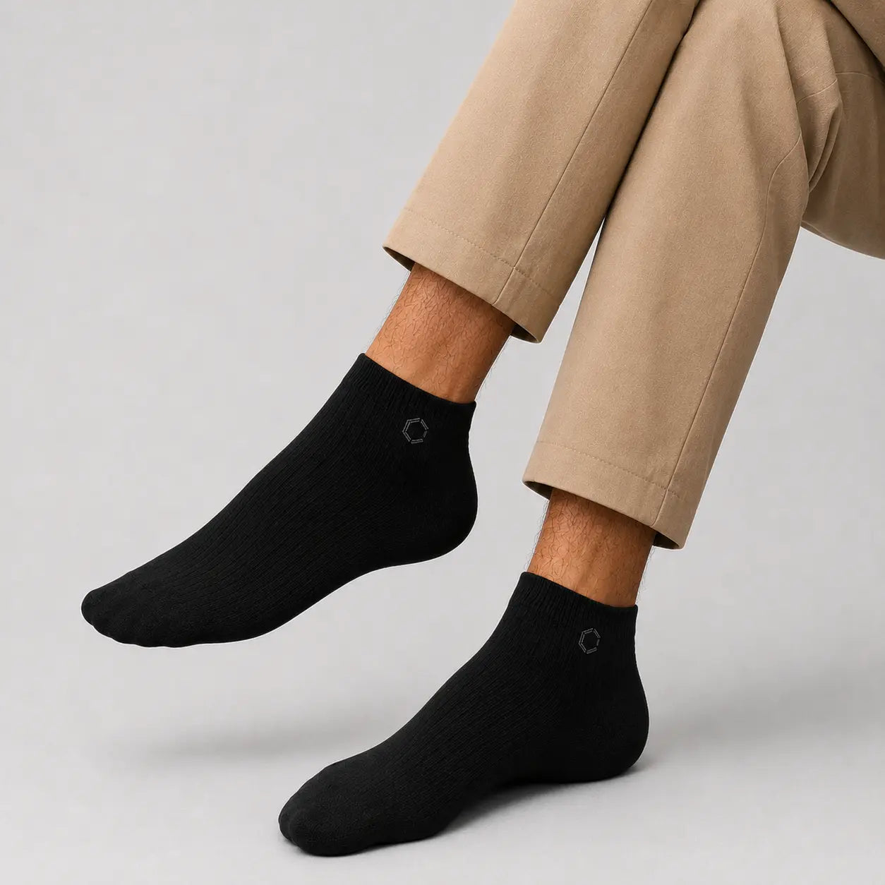 Men Bamboo Core Black Set